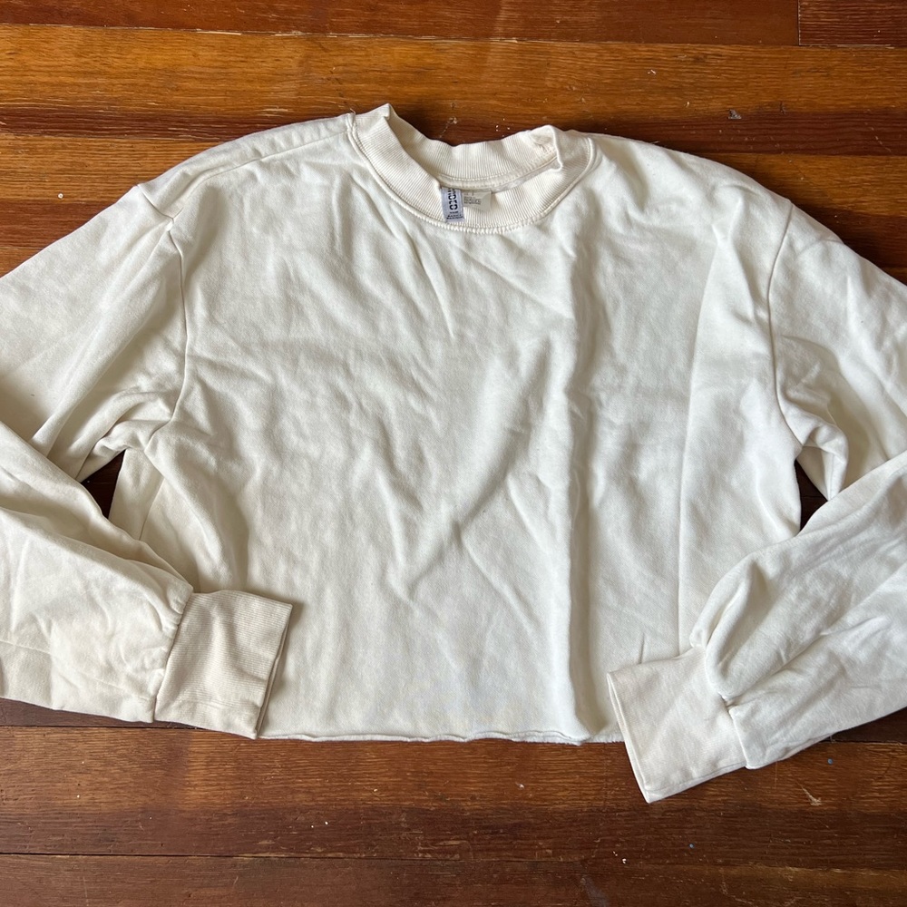 H&M cropped sweatshirt